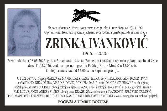 Zrinka  Ivanković