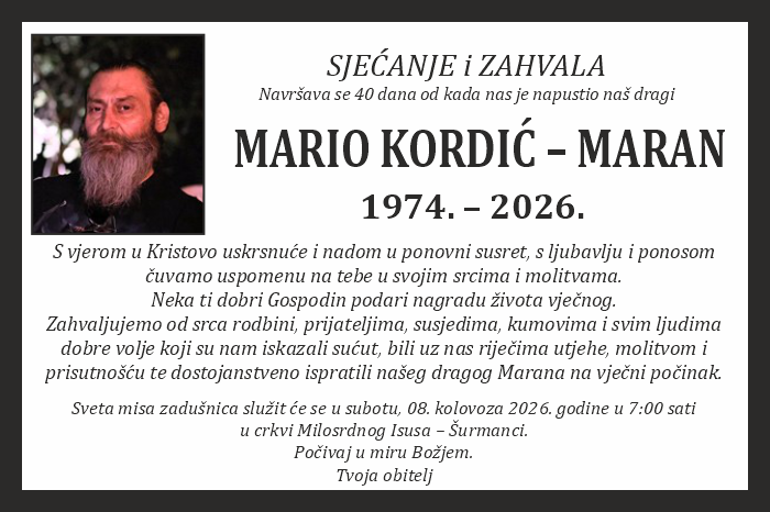 Mario Kordić –  Maran