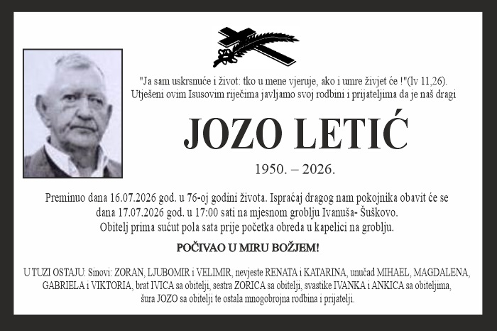 Jozo  Letić