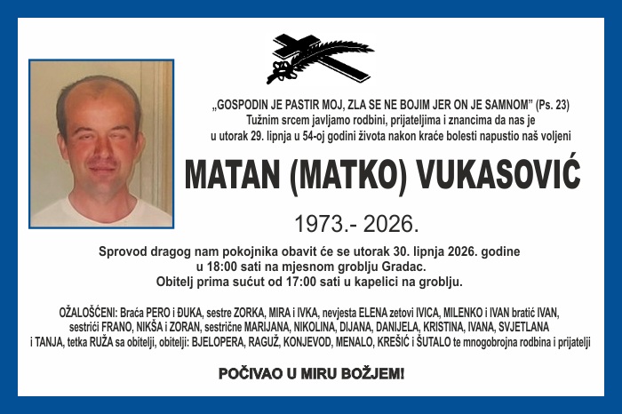 Matan (Matko)  Vukasović