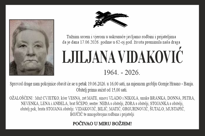 Ljiljana  Vidaković