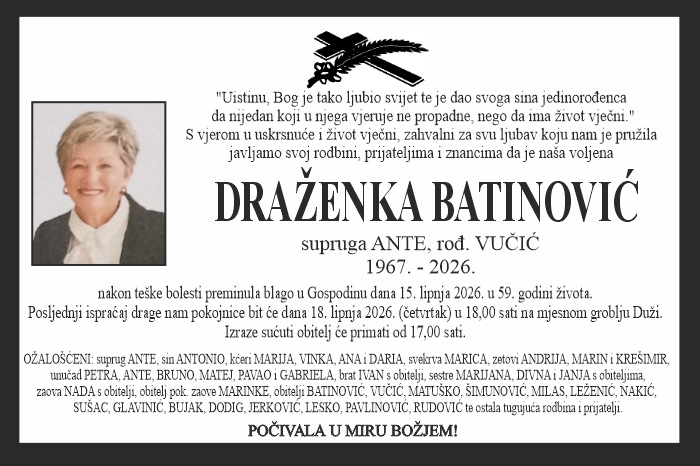 Draženka  Batinović
