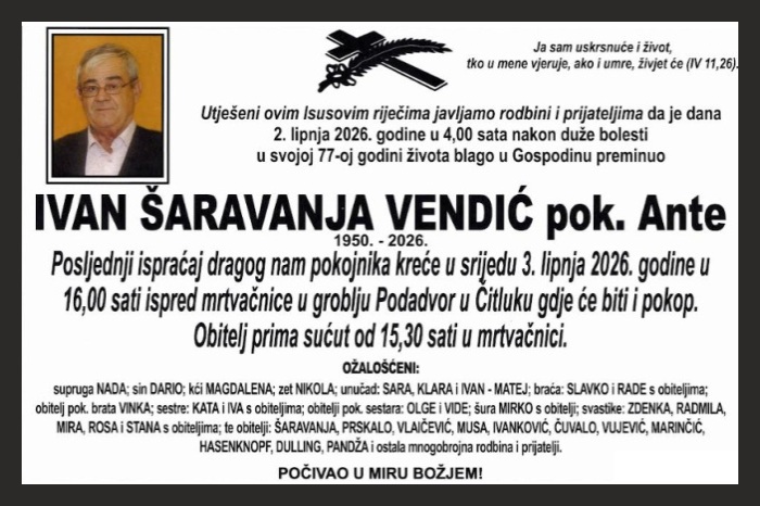 Ivan Šaravanja  Vendić