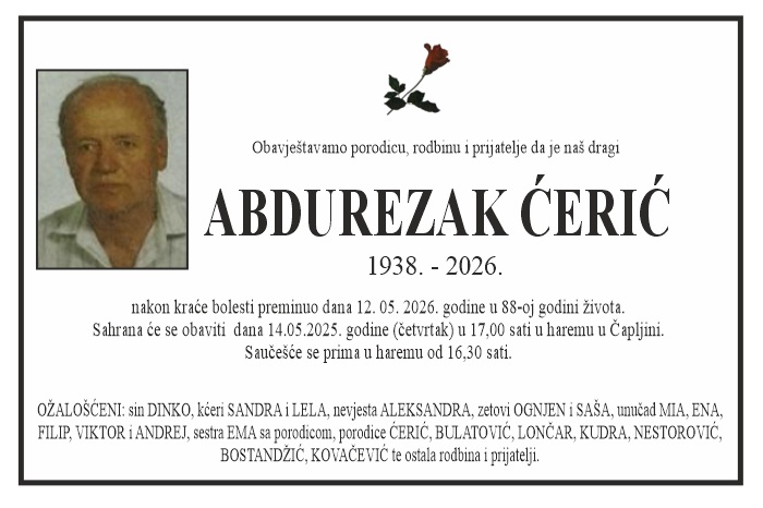 Abdurezak  Ćerić