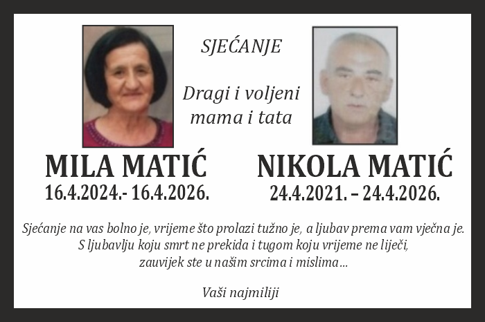 Mila I Nikola  Matić