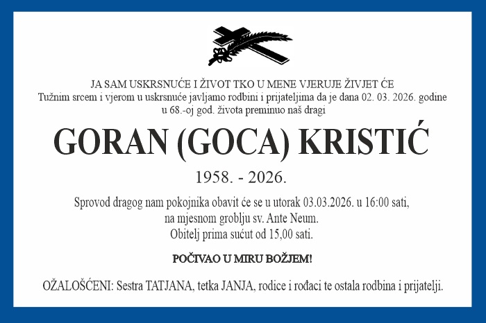 Goran (Goca)  Kristić