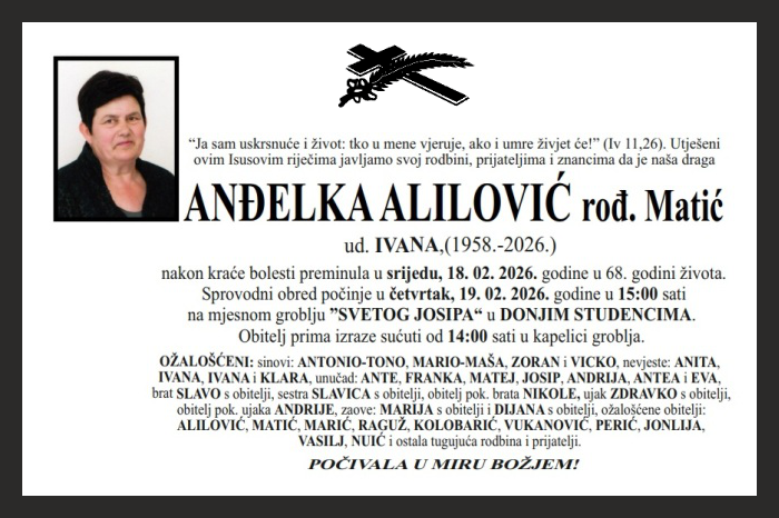 Anðelka  Alilović