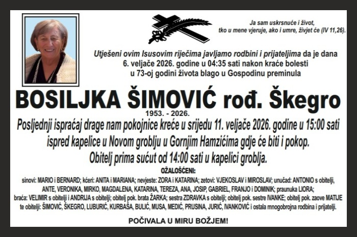 Bosiljka  Šimović