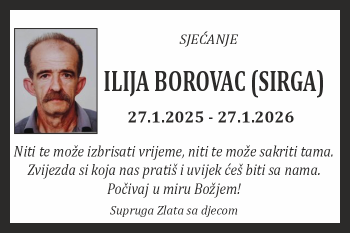 Ilija Borovac –  Sirga
