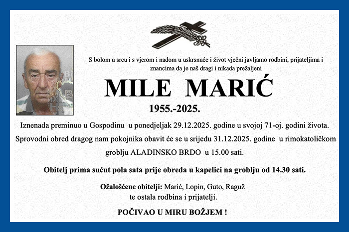 Mile  Marić