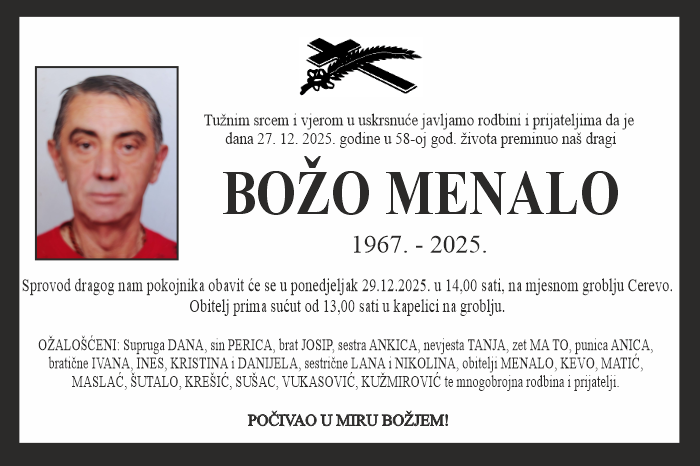 Božo  Menalo