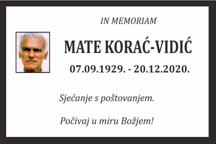 Mate Korać –  Vidić