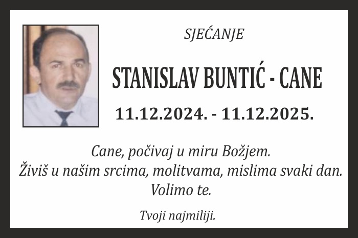 Stanislav Buntić –  Cane