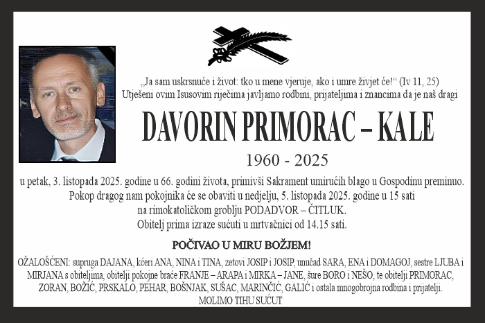 Davorin Primorac –  Kale