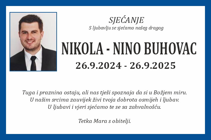 Nikola – Nino  Buhovac