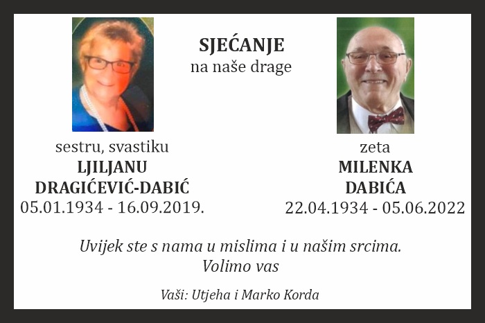 Ljiljana I Milenko  Dabić