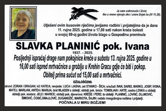 Slavka  Planinić