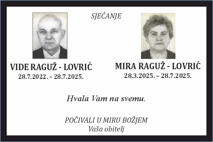 Vide I Mira Raguž –  Lovrić