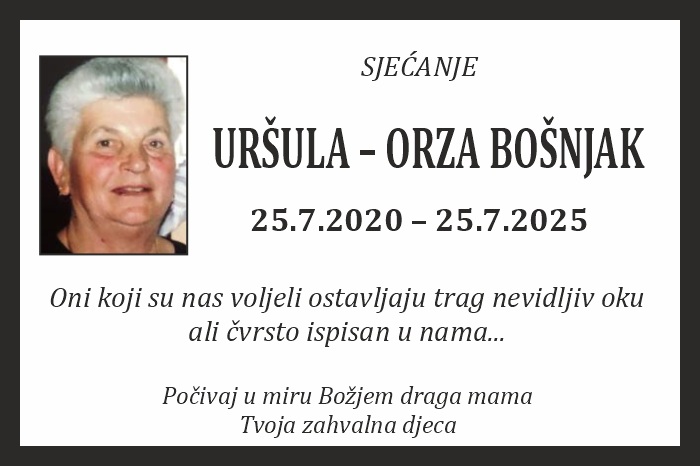Uršula – Orza  Bošnjak