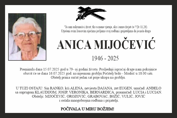 Anica  Mijočević