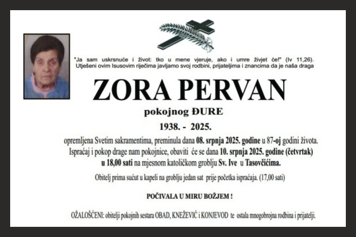 Zora  Pervan