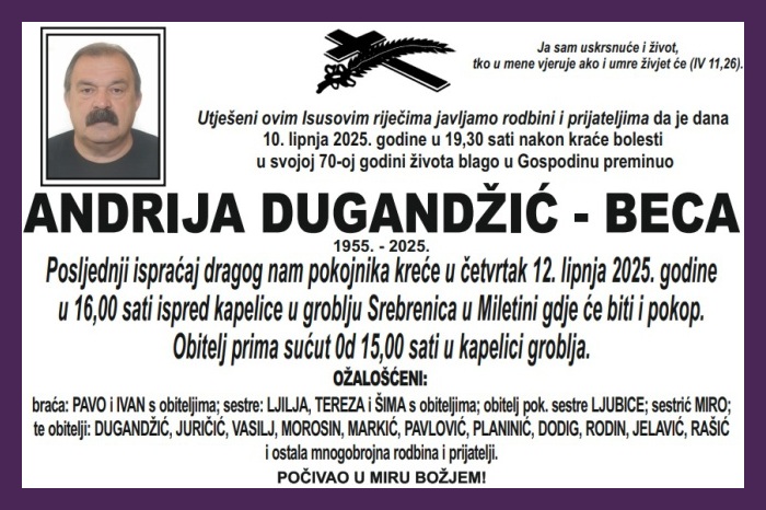 Andrija Dugandžić –  Beca