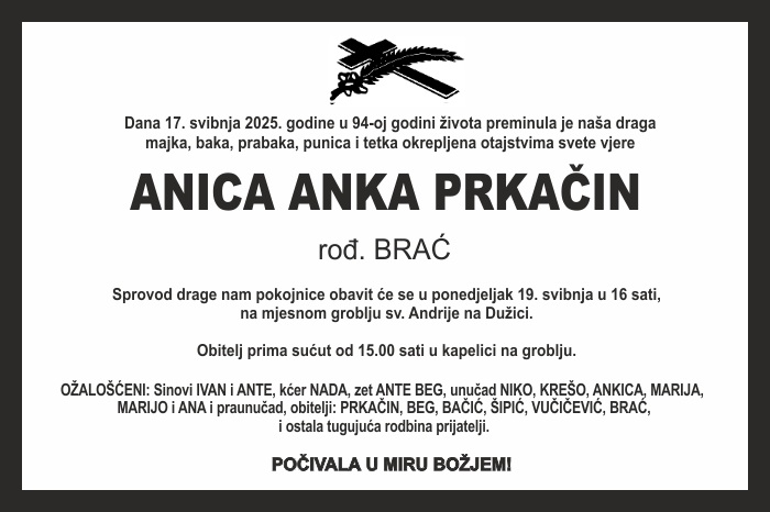 Anica Anka  Prkačin