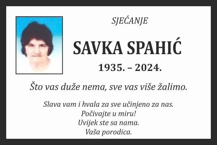 Savka  Spahić