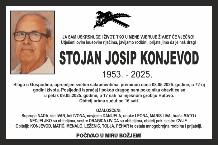 Stojan Josip  Konjevod