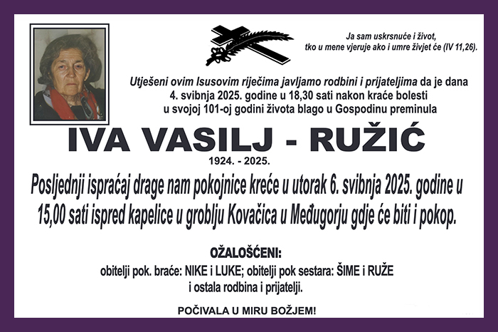 Iva Vasilj –  Ružić