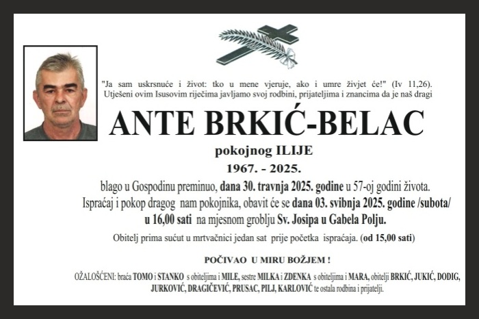 Ante Brkić –  Belac