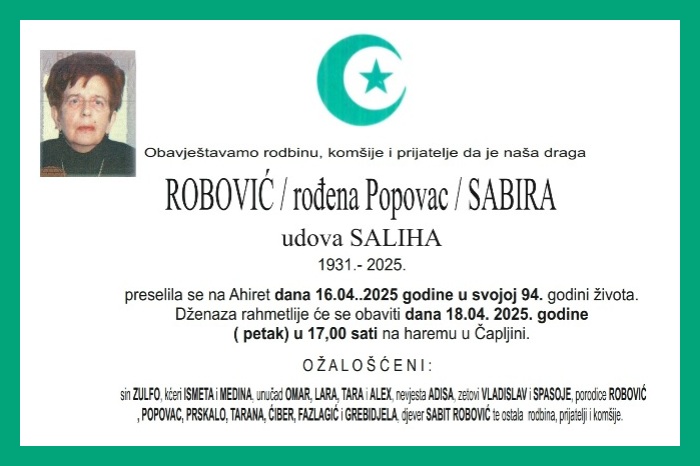 Robović  Sabira