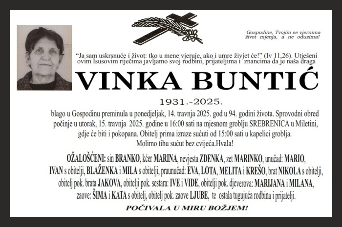 Vinka  Buntić
