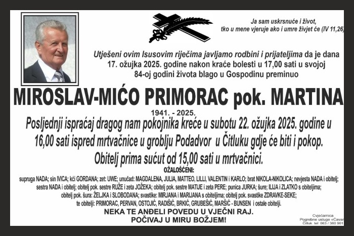 Miroslav – Mićo  Primorac
