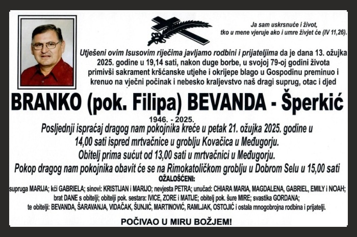 Branko Bevanda –  Šperkić
