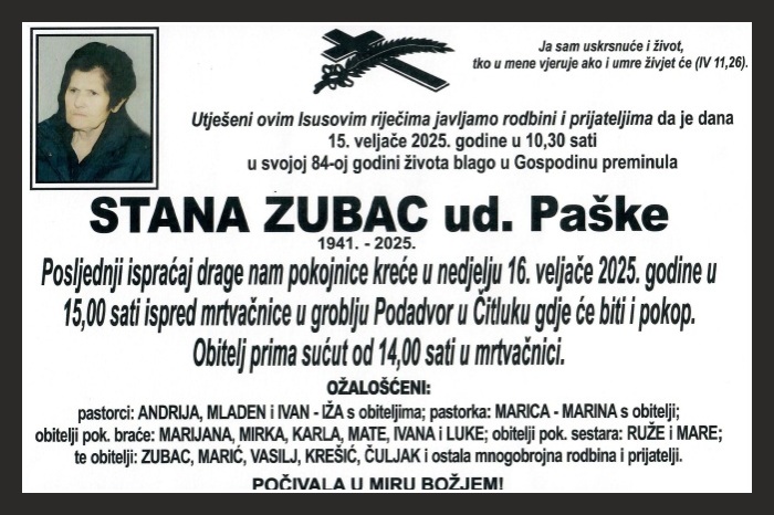 Stana  Zubac