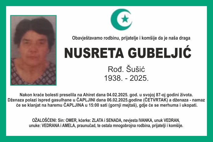 Nusreta  Gubeljić