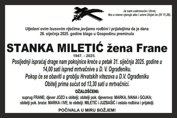 Stanka  Miletić