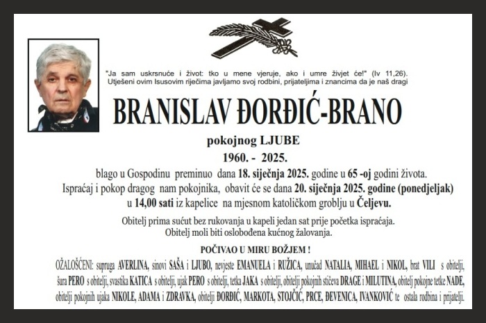 Branislav Đorđić –  Brano