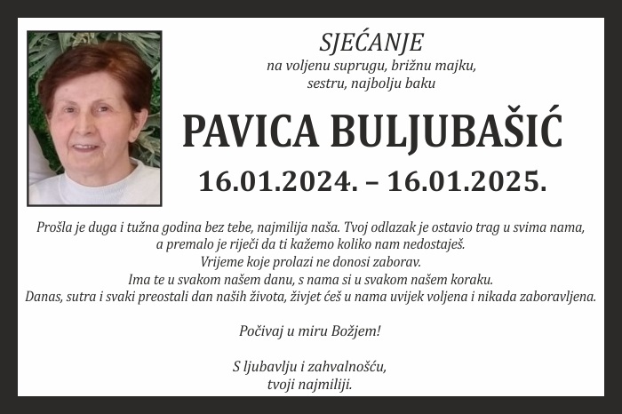 Pavica  Buljubašić