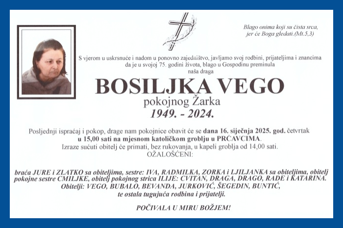 Bosiljka  Vego