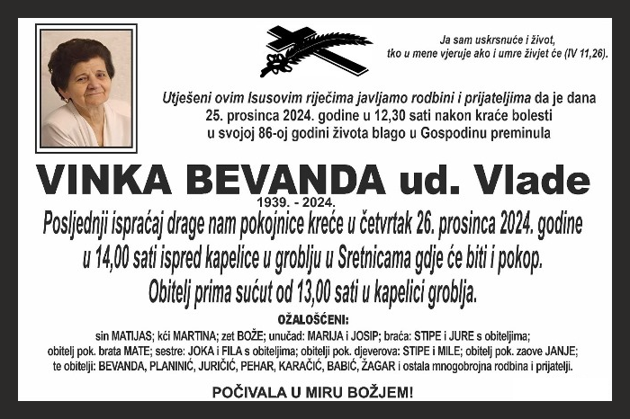 Vinka  Bevanda