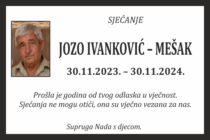 Jozo Ivanković –  Mešak