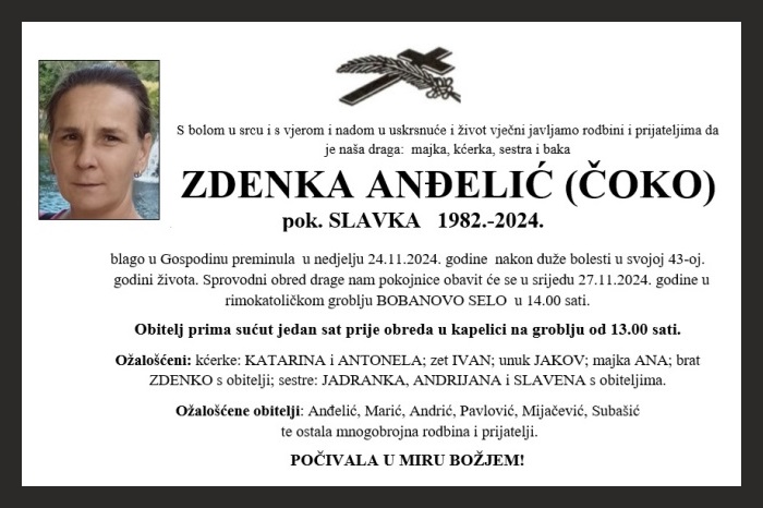 Zdenka Anđelić  (Čoko)