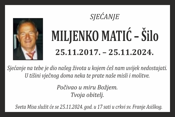 Miljenko Matić –  Šilo