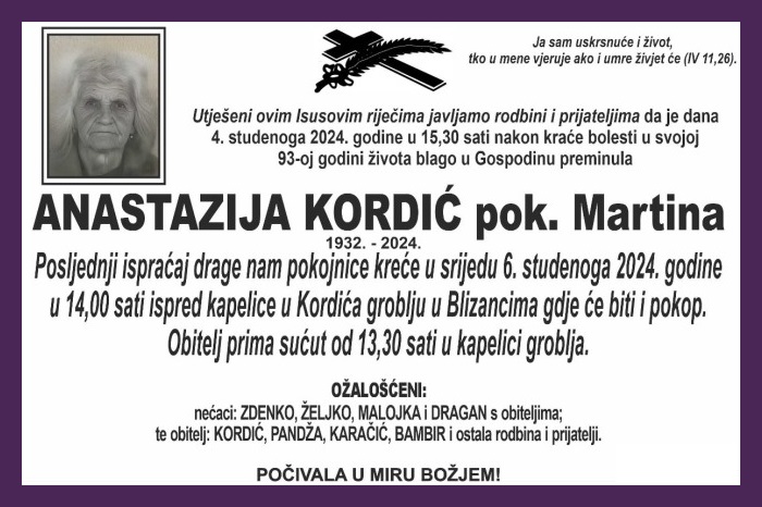Anastazija  Kordić