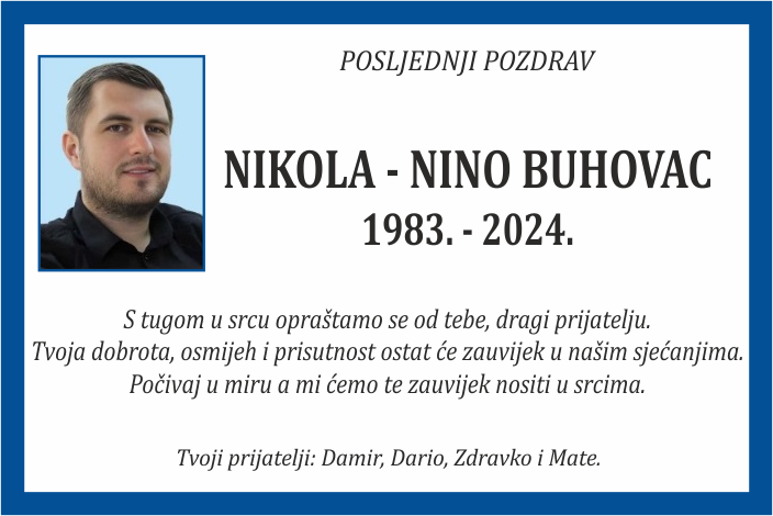 Nikola – Nino  Buhovac