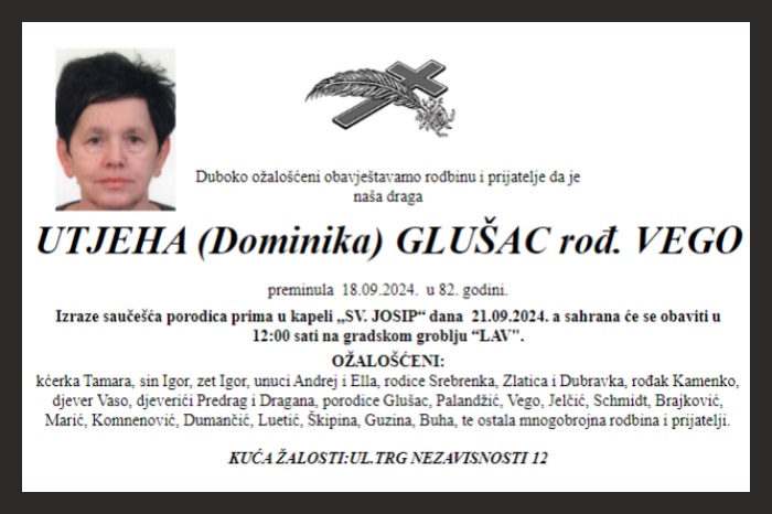 Utjeha (Dominika)  Glušac
