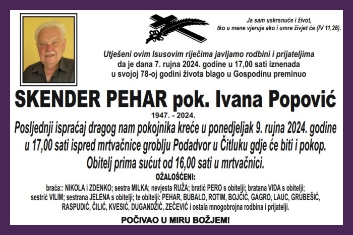 Skender  Pehar