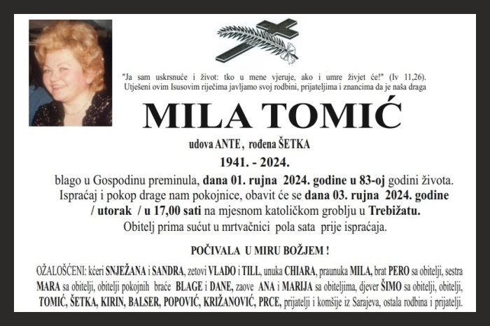 Mila  Tomić